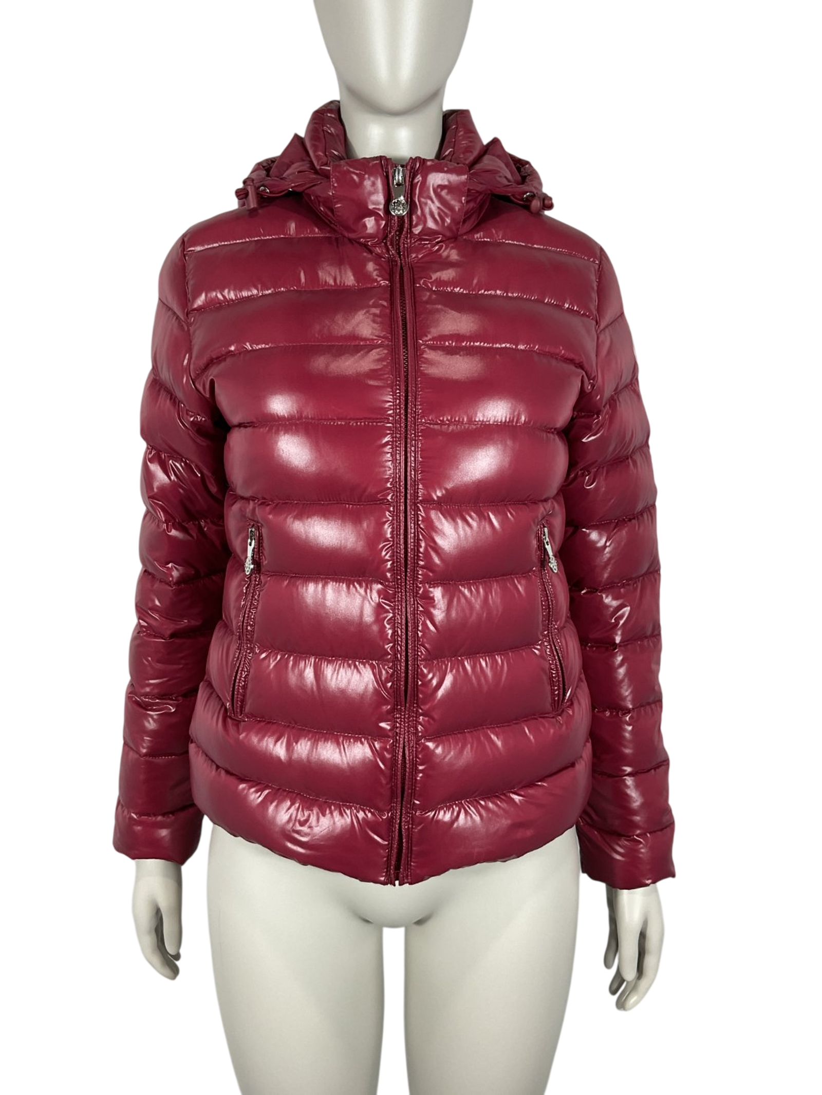 Pyrenex Hooded Red Heritage Puffer Jacket Size Eu 36 / Us 4